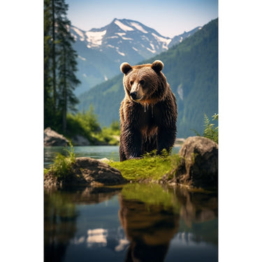 Tableau Imprimé d'Ours
